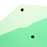 Набор папок-конвертов на кнопке 10 штук, А4, 180 мкм, Calligrata Office, полупрозрачные, микс