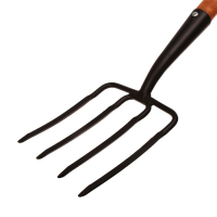 Вилы садово-огородные, 4-рогие, деревянный черенок, &laquo;Премиум&raquo;, Greengo