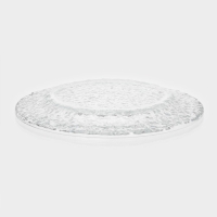 Тарелка стеклянная &laquo;Вулкан&raquo;, d=27,5 см, цвет прозрачный