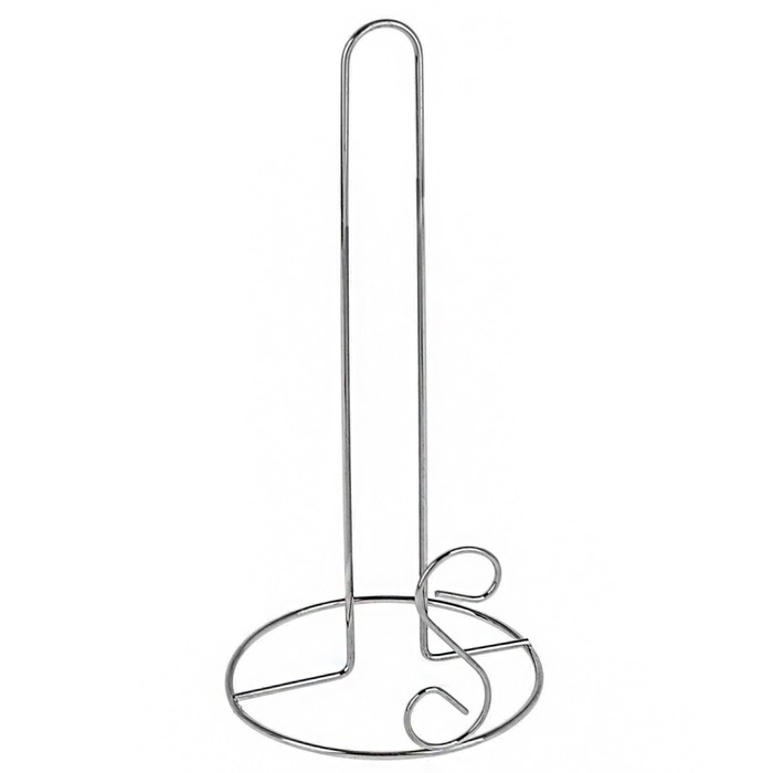 Держатель для бумажных полотенец Доляна &laquo;Волна&raquo;, 14&times;14&times;29 см, цвет хром