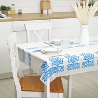 Скатерть без основы одноразовая «Русские узоры», 110×220 см, МИКС Скатерть без основы одноразовая «Русские узоры», 110×220 см, МИКС