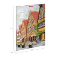Бумага для акварели А4, 10 листов, ErichKrause Promenade, блок 180 г/м², 100% белизна, в картонной папке Бумага для акварели А4, 10 листов, ErichKrause Promenade, блок 180 г/м², 100% белизна, в картонной папке