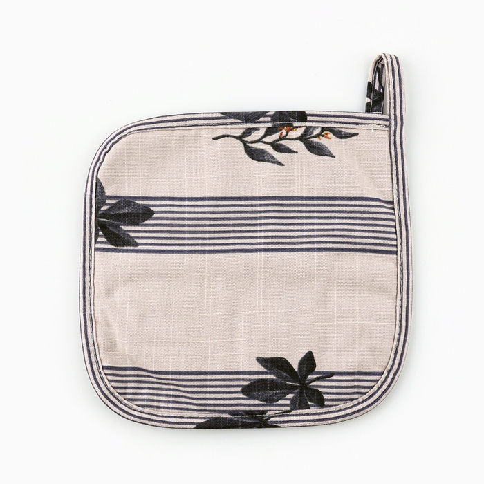 Прихватка Этель Прихватка Этель "Leaves" 19х19см,100% х/л, репс 220 г/м2