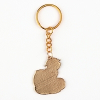 Брелок новогодний, для ключей, металлический «Змея со звездой» 3 х 8,5 см Брелок новогодний, для ключей, металлический «Змея со звездой» 3 х 8,5 см