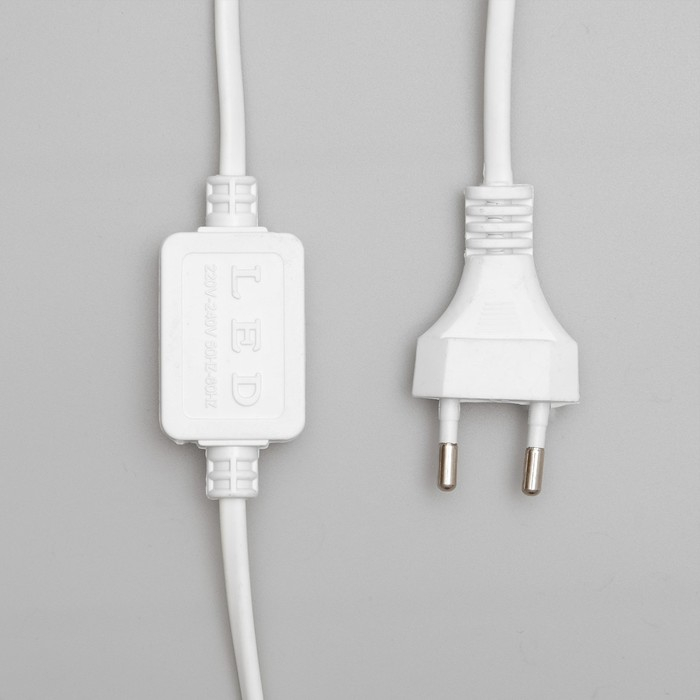 Светодиодная фигура &laquo;Олень с санями&raquo;, олень: 48 &times; 48 &times; 22 см, сани: 45 &times; 23 &times; 23 см, дюралайт, 216 LED, 220 В, мерцание, свечение белое/синее