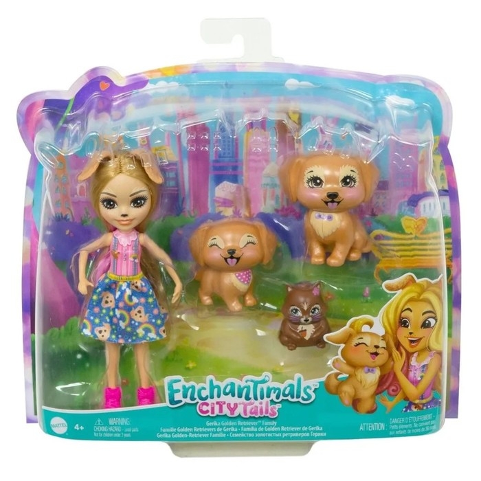 Игровой набор &laquo;Энчантималс. Герика Голден Ретривер и питомцы&raquo;