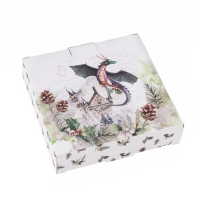 Блюдо сервировочное Доляна «Дракоша», 15×3 см, цвет белый Блюдо сервировочное Доляна «Дракоша», 15×3 см, цвет белый