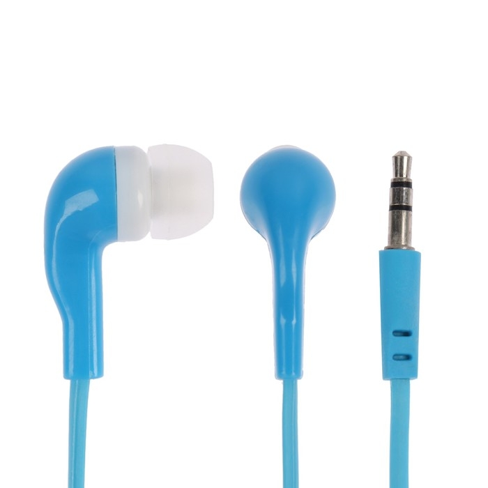 Наушники Luazon LN-2, вакуумные, плоский провод, МИКС Наушники Luazon LN-2, вакуумные, плоский провод, МИКС