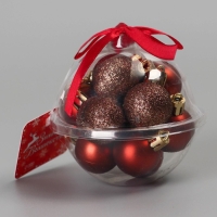 Набор шаров пластик d-3 см, 12 шт "Шедар" грация, Набор шаров пластик d-3 см, 12 шт "Шедар" грация,