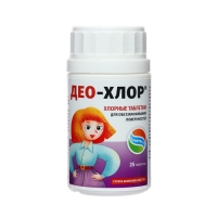 Дезинфицирующее средство «Део-Хлор» САНИТЕКА, 25 таблеток по 3,4 г Дезинфицирующее средство «Део-Хлор» САНИТЕКА, 25 таблеток по 3,4 г