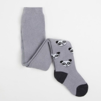 Колготки детские махровые, цвет серый, рост 86-92 Колготки детские махровые, цвет серый, рост 86-92