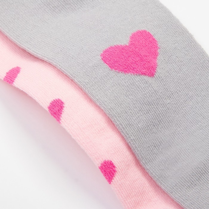 Набор колготок детских KAFTAN &laquo;Сердечки&raquo;, рост 116-122 см