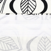 Комплект штор для кухни Этель Leaves 149х180 см - 2 шт, подхваты - 2 шт, 100% хл