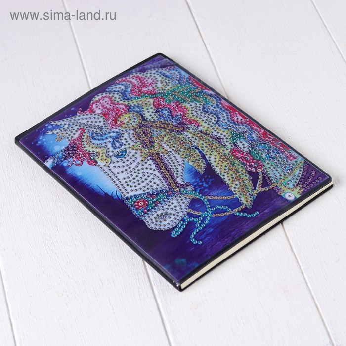 Алмазная вышивка на блокноте &laquo;Единорог&raquo;, 50 стр.