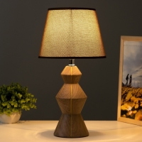 Настольная лампа "Арабель" E14 40Вт коричневый 23х23х42 см RISALUX