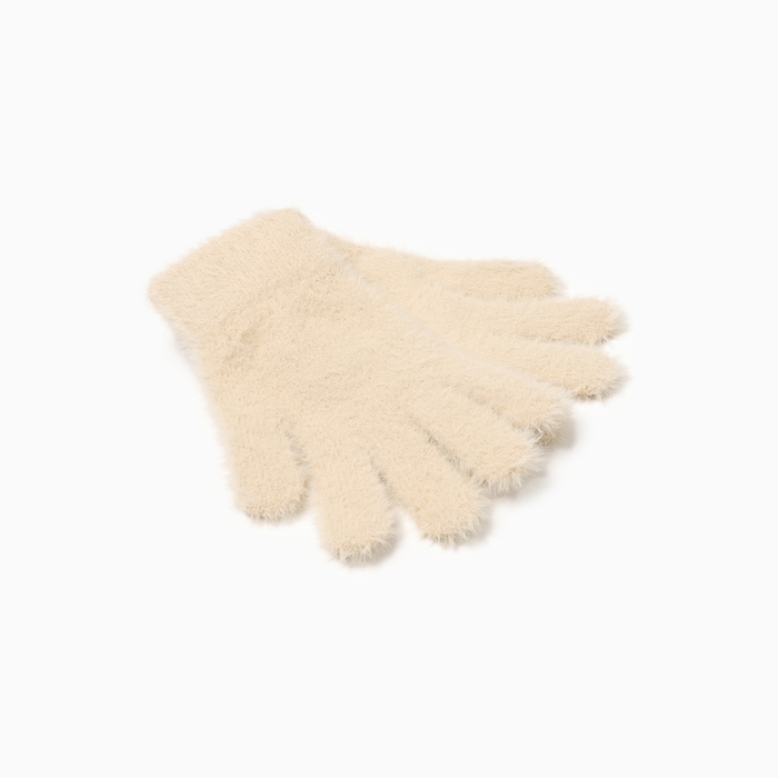 Перчатки MINAKU, цвет бежевый, 21 см Перчатки MINAKU, цвет бежевый, 21 см