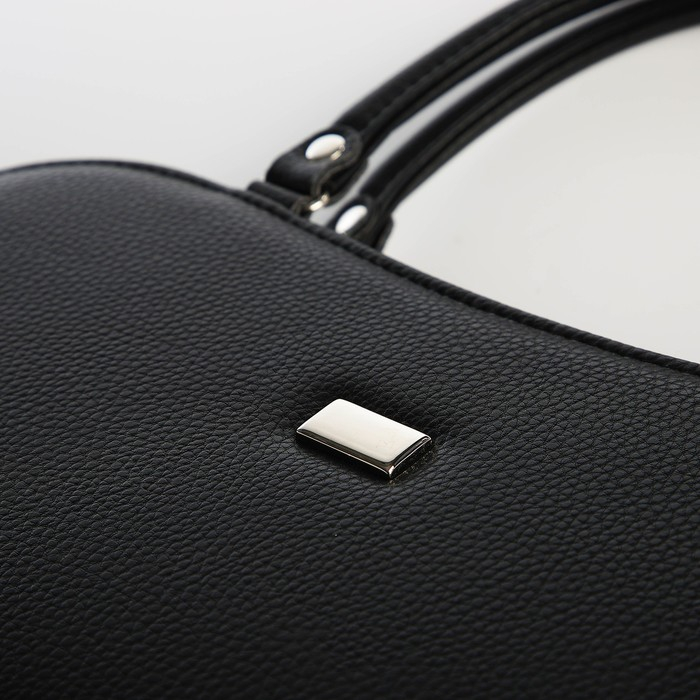 Сумка женская TEXTURA, тоут, средний размер, цвет чёрный