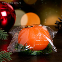 Набор новогодних свечей "Мандарины в ящике", 60 шт, 16,5&times;33,3&times;27 см