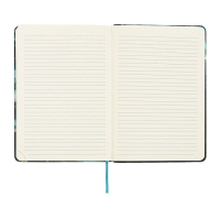 Ежедневник недатир A5 136л кожзам deVENTE. Marble,тв обл с пор,тис ф,перф,ляс,кр бл70,зел