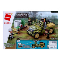 Конструктор Военная зона &laquo;Джип&raquo;, 3 минифигуры и 264 детали