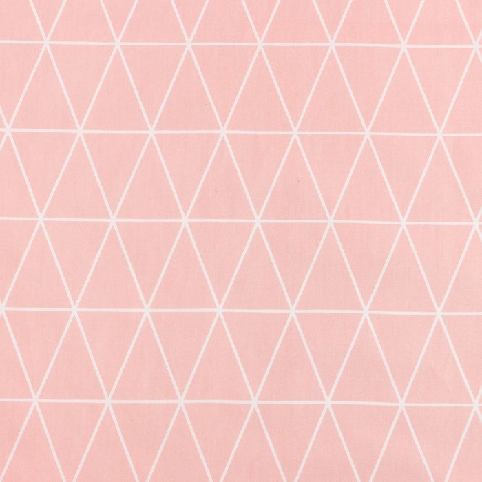 Ткань напечатанная "Ромбы" ш.160 см, сатин, 100% хлопок