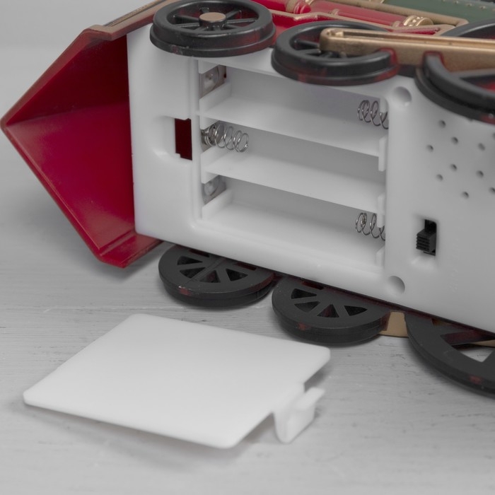 Светодиодная фигура &laquo;Поезд&raquo; 48 &times; 20 &times; 9.5 см, пластик, батарейки ААх3 (не в комплекте), USB, свечение тёплое белое