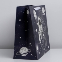 Пакет подарочный ламинированный горизонтальный, упаковка, &laquo;Космос: Полёт&raquo;, XL 49 х 40 х 19 см