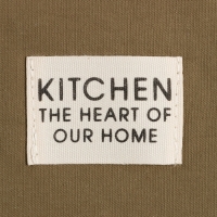 Фартук Этель Kitchen 60х70 см, цвет зелёный, 100% хлопок, саржа 220 г/м2 Фартук Этель Kitchen 60х70 см, цвет зелёный, 100% хлопок, саржа 220 г/м2