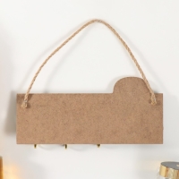 Крючки декоративные дерево "Любовь. Абстракция. Радуга" чёрная с золотом 20х9,3 см Крючки декоративные дерево "Любовь. Абстракция. Радуга" чёрная с золотом 20х9,3 см