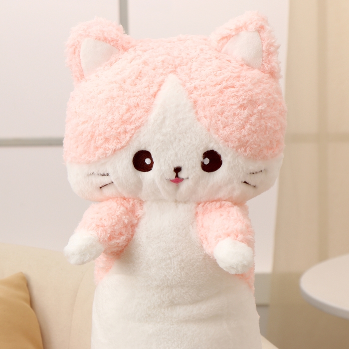 Мягкая игрушка &laquo;Кот-батон&raquo;, 80 см, цвет розовый