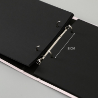 Фотоальбом 25 листов (уголки+кольца) "Цветы"  27х19 см