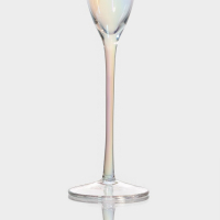 Набор бокалов для шампанского стеклянный Magistro &laquo;Иллюзия&raquo;, 180 мл, 5,5&times;27,5 см, 6 шт, цвет перламутровый