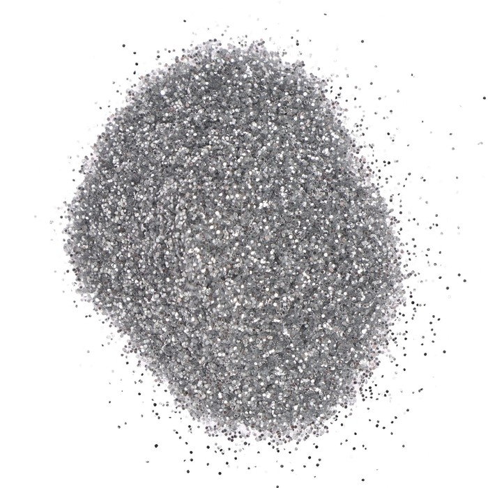 Декоративные блёстки LUXART LuxGlitter, 20 мл, размер 0.2 мм, серебро Декоративные блёстки LUXART LuxGlitter, 20 мл, размер 0.2 мм, серебро