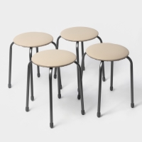 Набор табуретов &laquo;ЭКОНОМ&raquo; ТЭ2/СК, слоновая кость, 4 шт