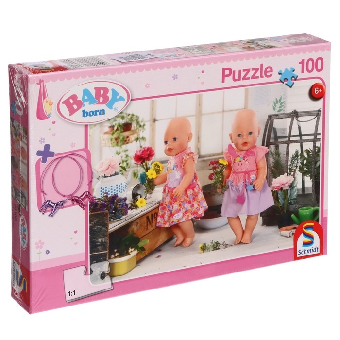 Пазл Baby «Мир цветов», с подарком, 100 элементов Пазл Baby «Мир цветов», с подарком, 100 элементов