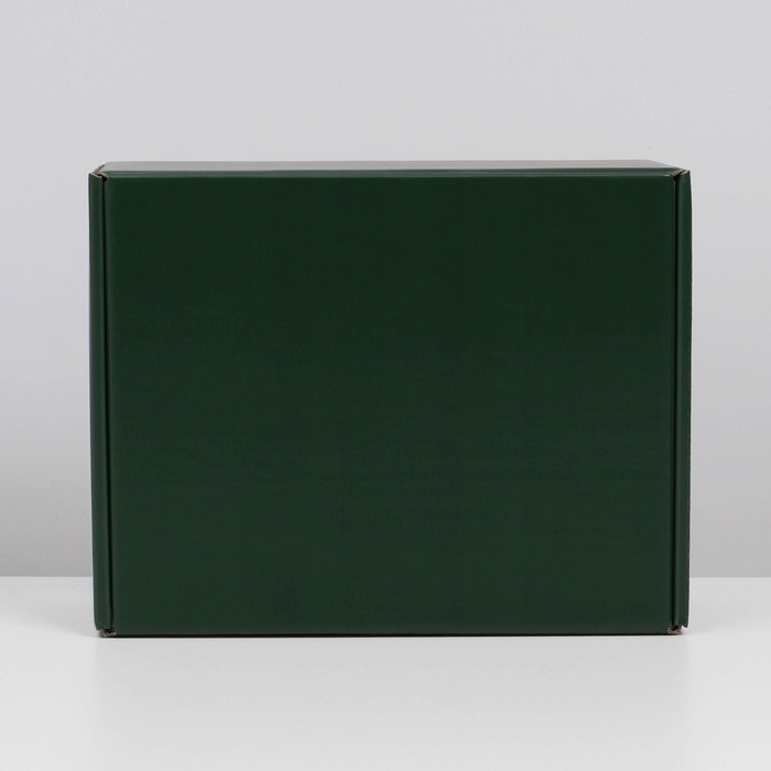 Коробка подарочная складная, упаковка, &laquo;Изумрудная&raquo;, 27 х 21 х 9 см