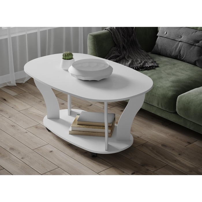 Журнальный стол Консул-3, 900х600х560, Белый Журнальный стол Консул-3, 900х600х560, Белый