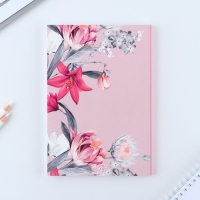 Ежедневник в мягкой обложке А5, 80 л, в подарочной коробке &laquo;8 Марта. Розовый&raquo;