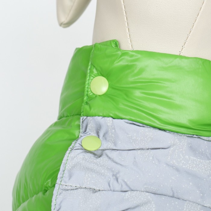 Комбинезон Комбинезон "Ультра" светоотражающий, размер 14 (ДС 32 см, ОГ 42 см, ОШ 31 см), зелёный