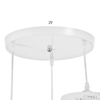 Светильник BayerLux "Феерия" 3хЕ27 40Вт белый 40х40х20-90см Светильник BayerLux "Феерия" 3хЕ27 40Вт белый 40х40х20-90см