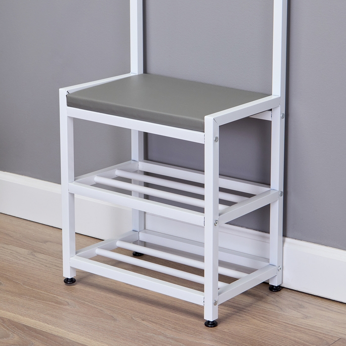 Прихожая Базовая 400 x 255 x 1600, металл, белая Прихожая Базовая 400 x 255 x 1600, металл, белая