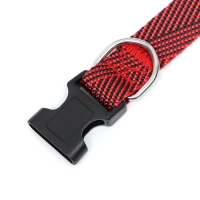 Ошейник "Вязанка", ширина 2 см, красный Ошейник "Вязанка", ширина 2 см, красный