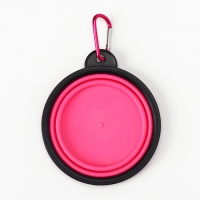 Миска силиконовая, складная, 250 мл, 11 см, розовая Миска силиконовая, складная, 250 мл, 11 см, розовая