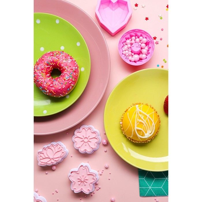 Тарелка десертная керамическая Доляна &laquo;Зелёный горох&raquo;, d=19 см, цвет зелёный