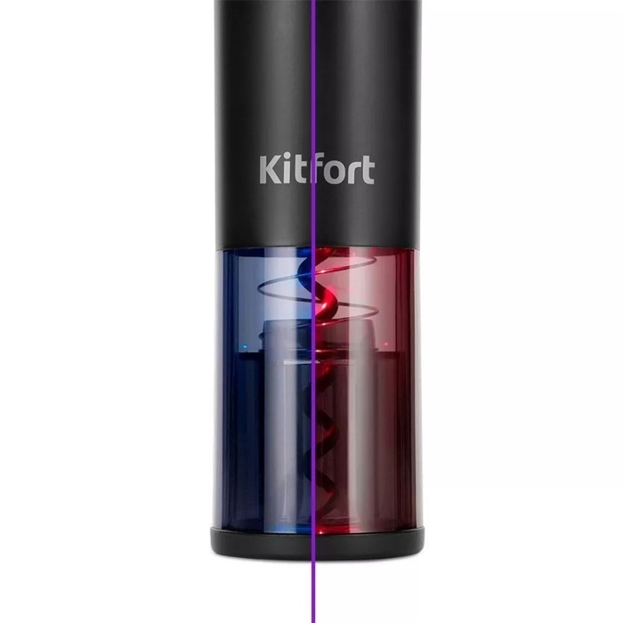 Штопор электрический Kitfort КТ-6033, 25 Вт, от АКБ, чёрный