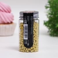 Посыпка кондитерская &laquo;Золотисто-желтый&raquo;, 4 мм, 50 г