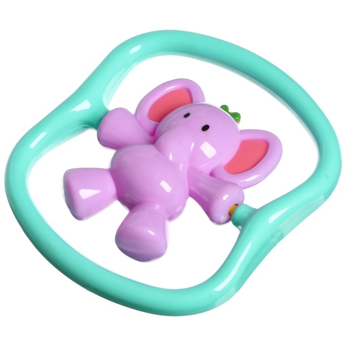 Погремушка &laquo;Слоник&raquo;, размер 14 см, цвет МИКС