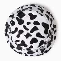 Панама женская двусторонняя MINAKU цвет белый/чёрный, размер 58