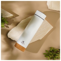 Термос с термометром Sima-Land Home, 500 мл, цвет белый Термос с термометром Sima-Land Home, 500 мл, цвет белый