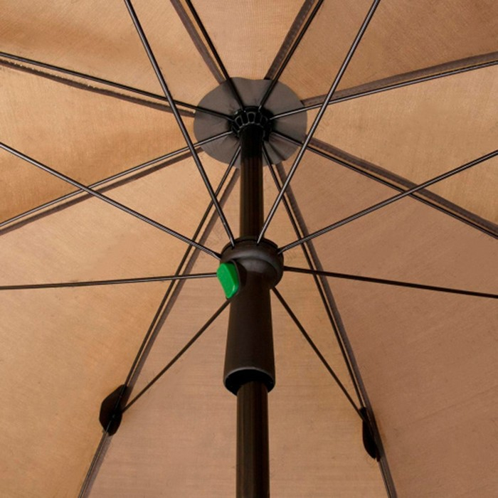 Зонт с тентом NISUS, диаметр 2.4 м, прямой, закрытый Зонт с тентом NISUS, диаметр 2.4 м, прямой, закрытый